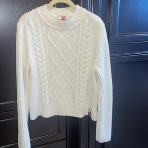 Tommy Hilfiger Fisherman’s Cable Crop Sweater